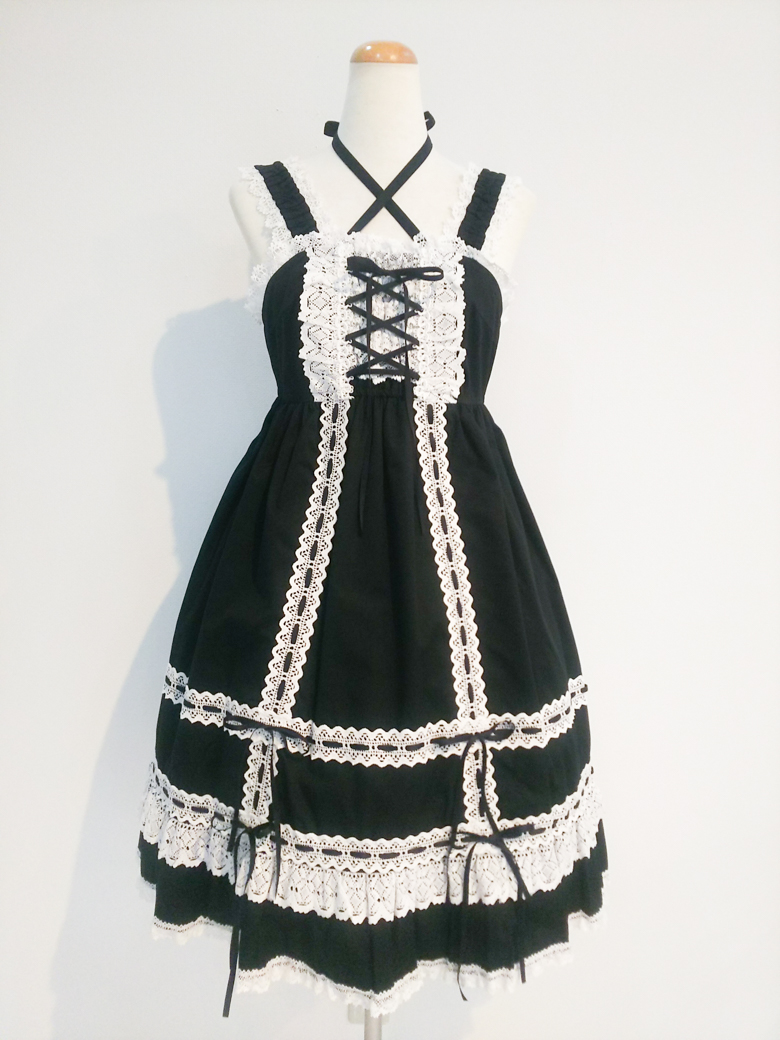 大人気廃盤品 SibylHeisei ジャンパースカート＆ヘッドドレス セット