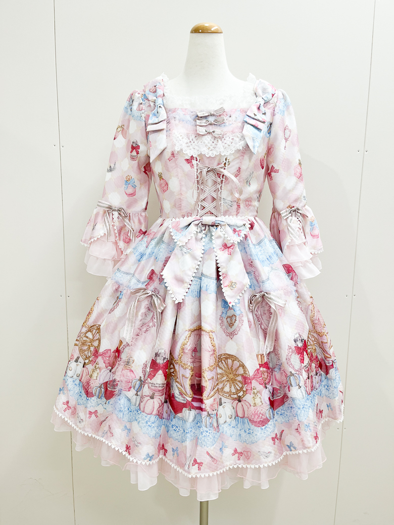 Angelic Pretty オフホワイト オリジナルロゴレース ブラウス - シャツ