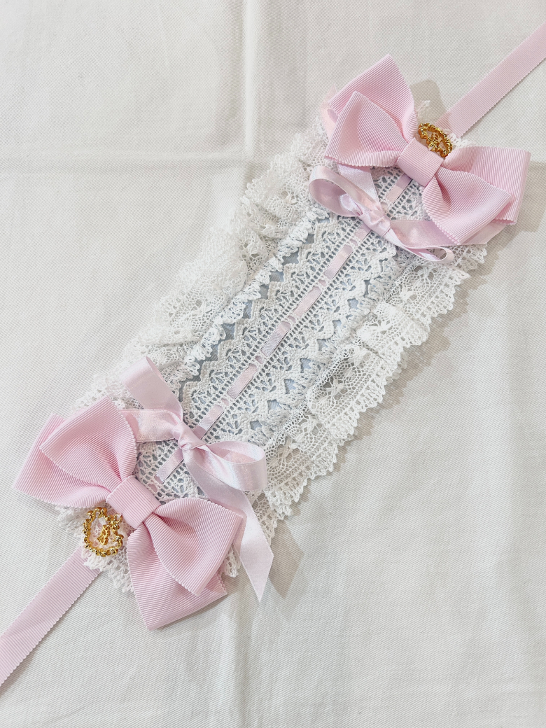 その他新品♡ ベイビー♡ プリンセスドロップヘッドドレス♡ エンジ♡ シロ♡